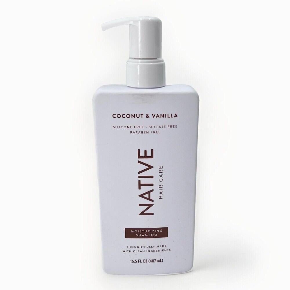 Native Coconut & Vanilla Moisturizing Shampoo Full Size 16.5 fl oz NEW